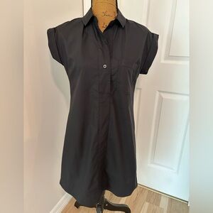 NWOT J Crew XS cotton black dress. Never worn.